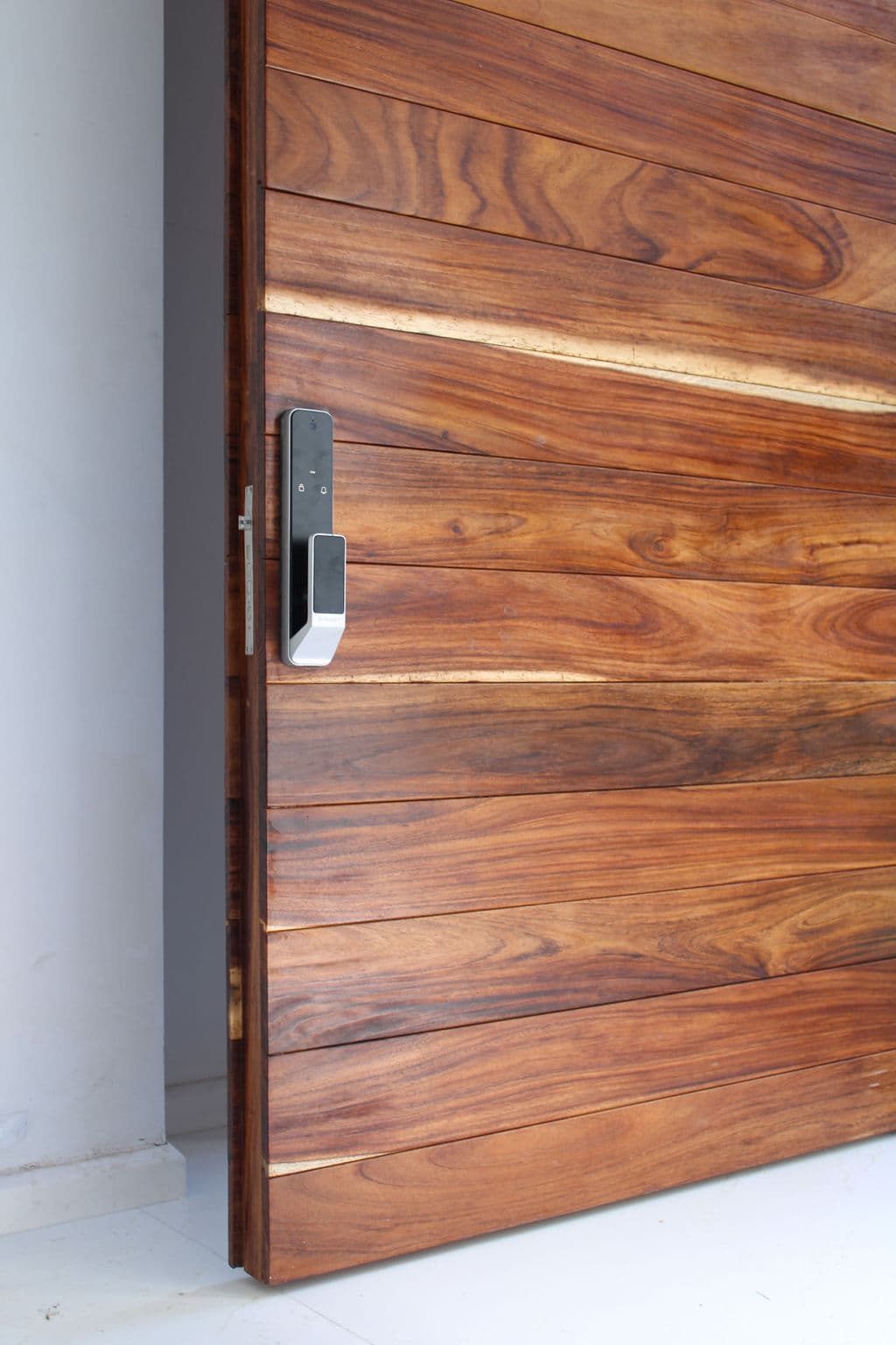 High-Security Parota Doors “Valle Real” — project photo