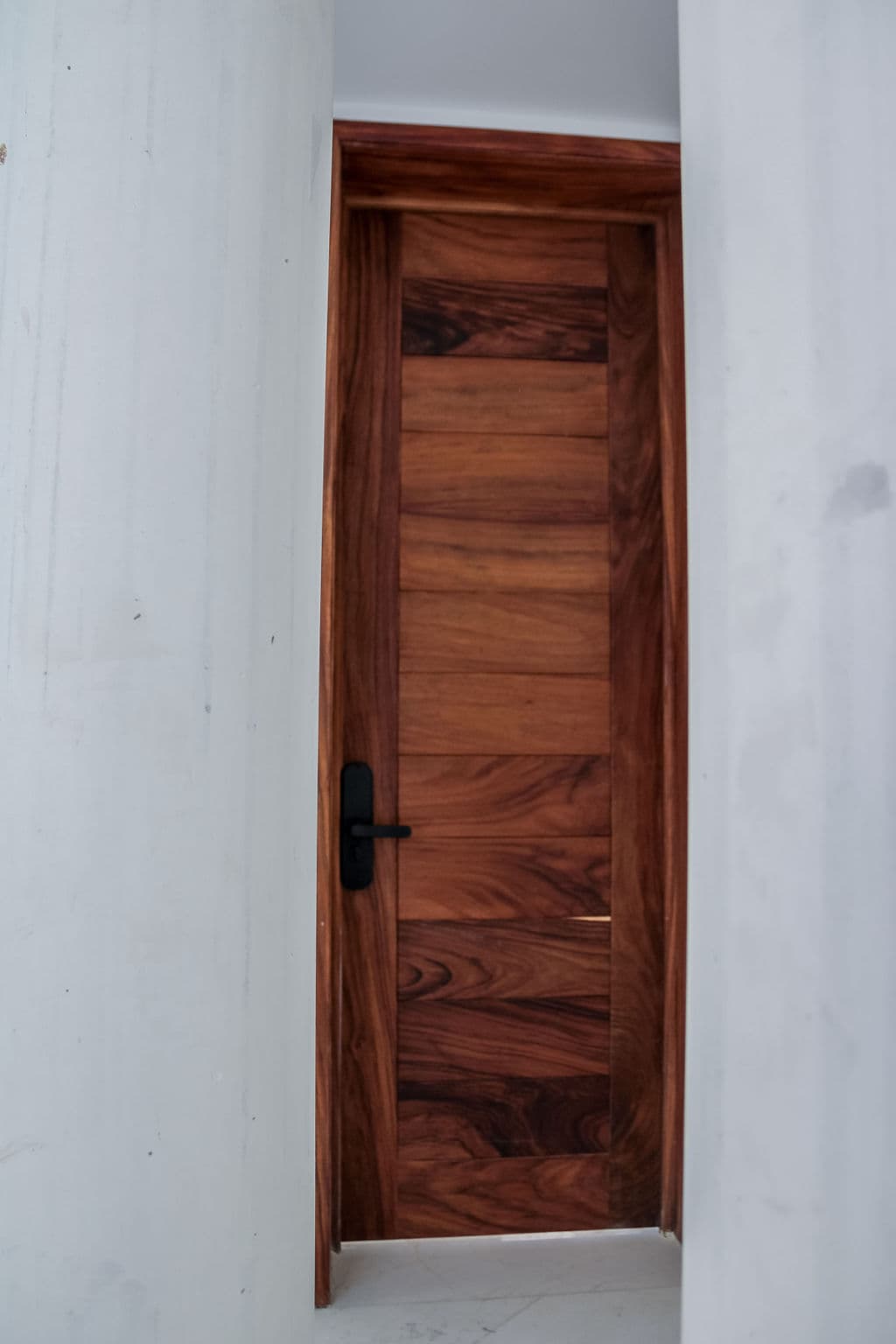 High-Security Parota Doors “Valle Real” — project photo