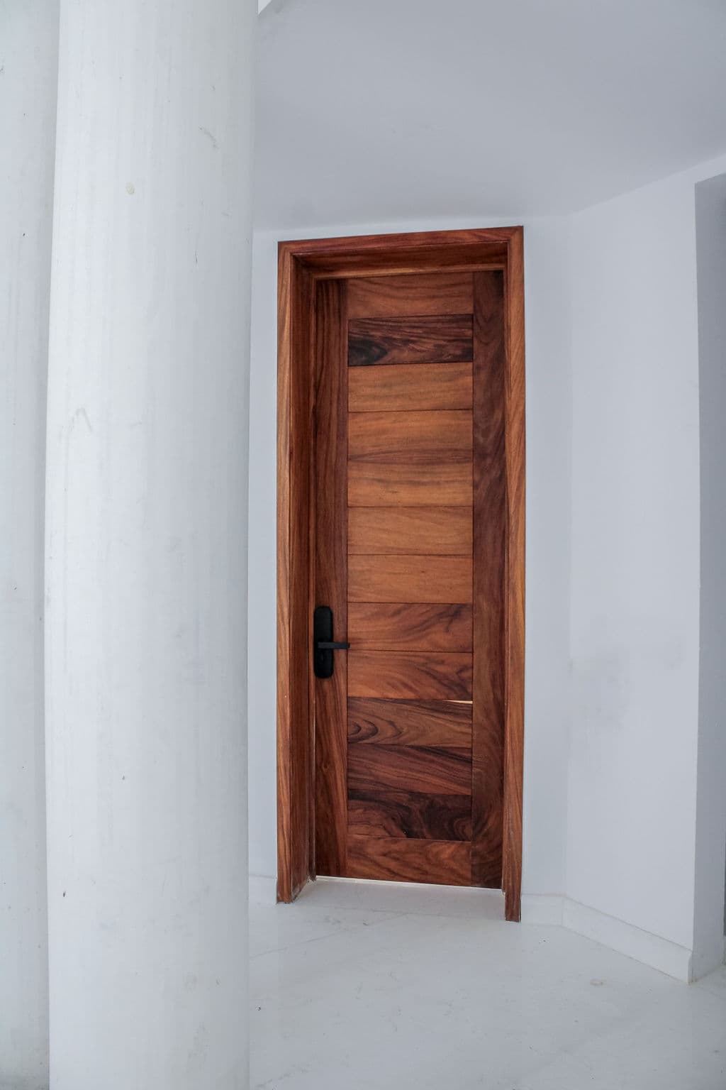 High-Security Parota Doors “Valle Real” — project photo