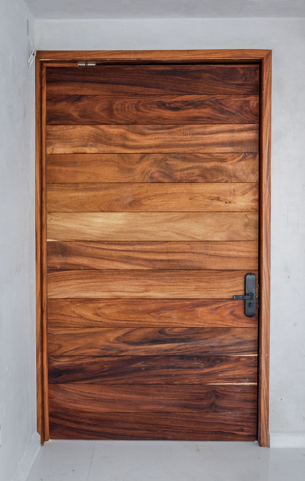 High-Security Parota Doors “Valle Real” — project photo