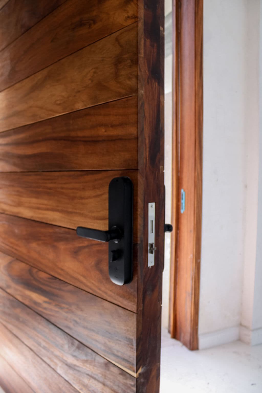 High-Security Parota Doors “Valle Real” — project photo