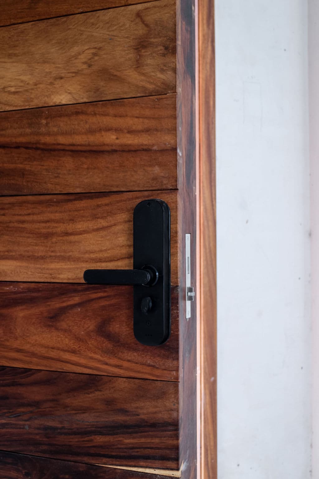 High-Security Parota Doors “Valle Real” — project photo