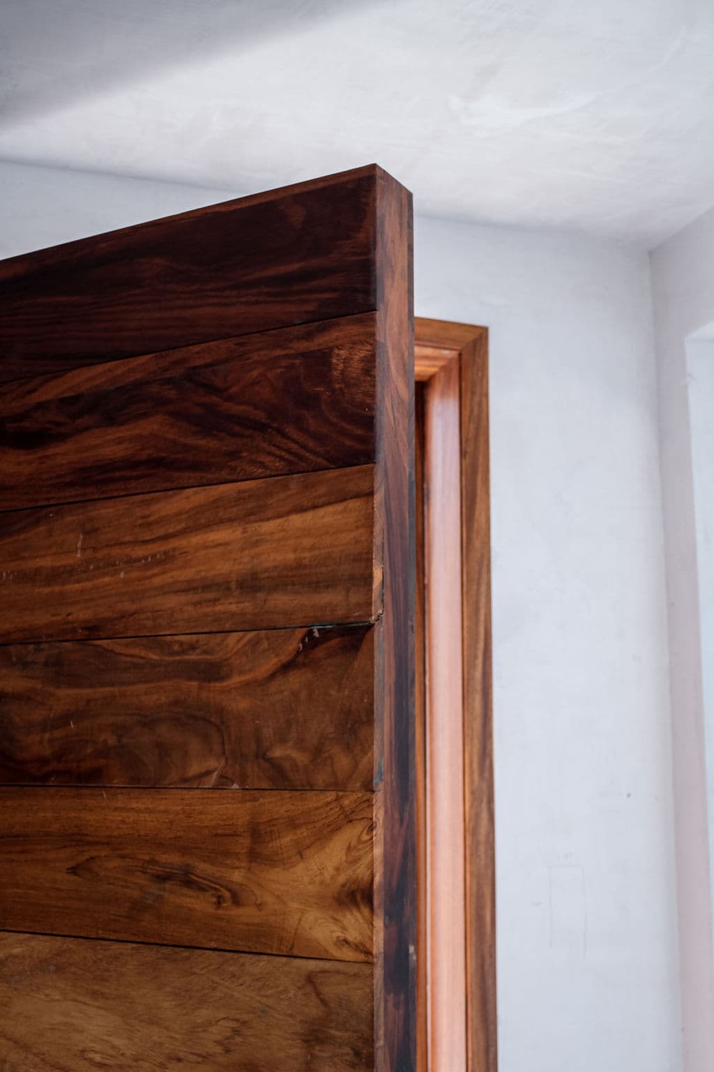 High-Security Parota Doors “Valle Real” — project photo