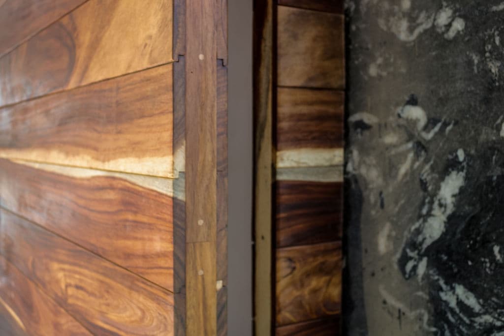High-Security Parota Doors “Valle Real” — project photo