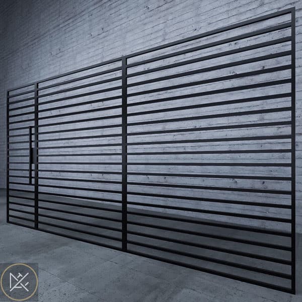 Portón de metal