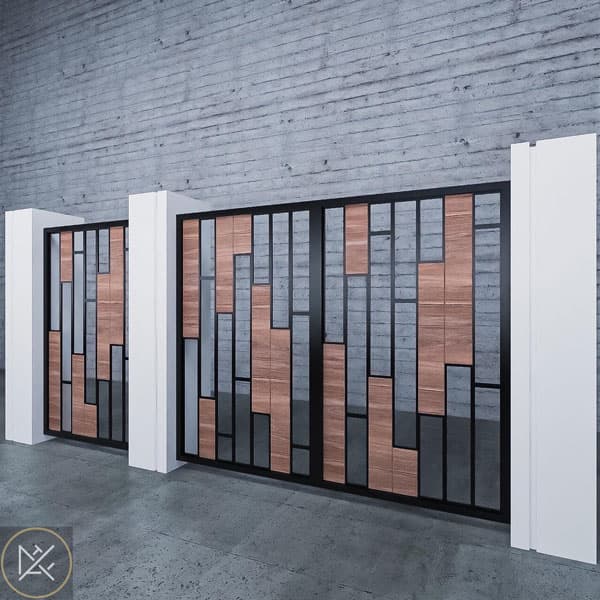 porton-de-madera-con-metal