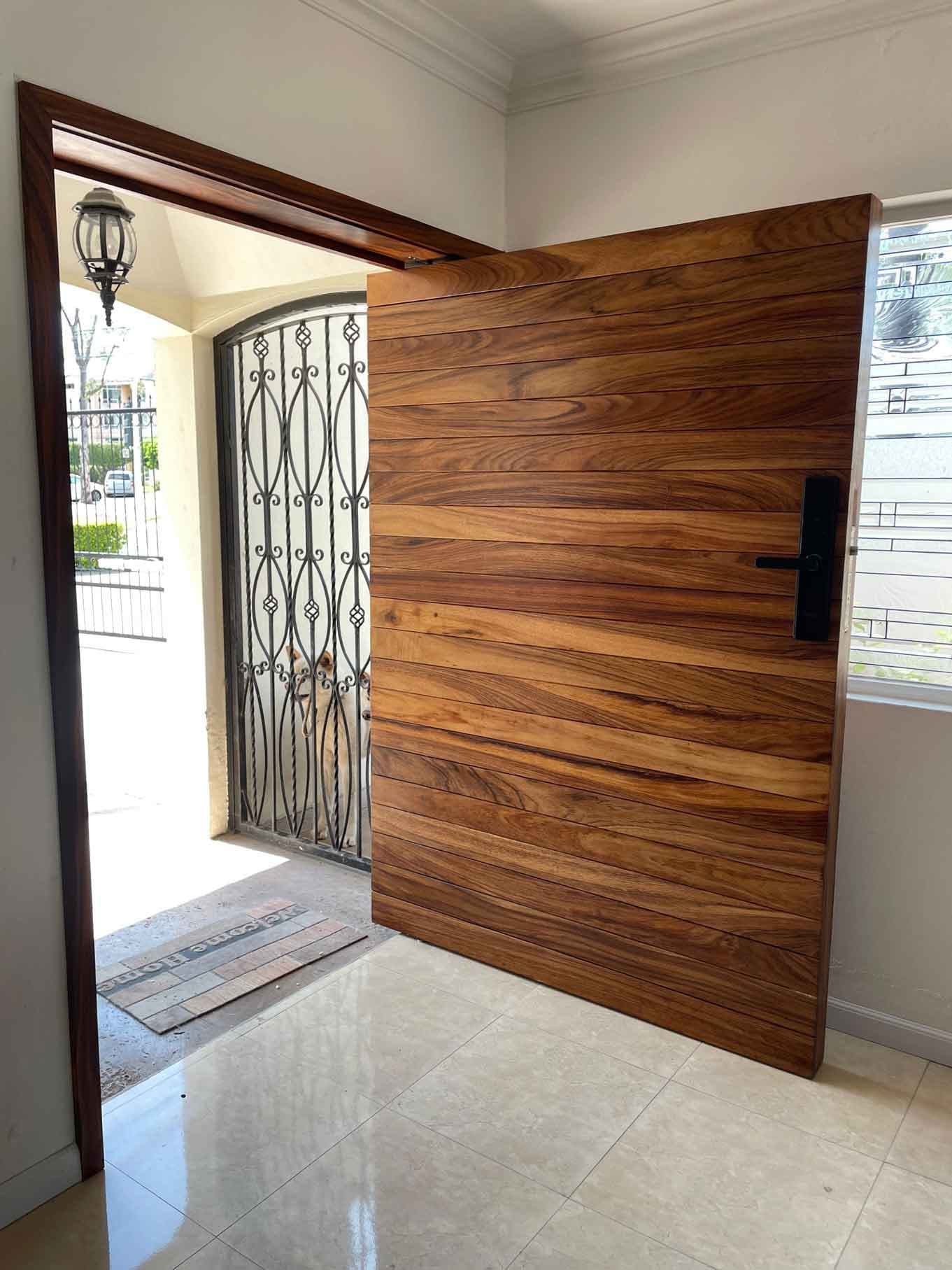 Puerta-Parota-Sólida-en-Chapalita,-Guadalajara-2